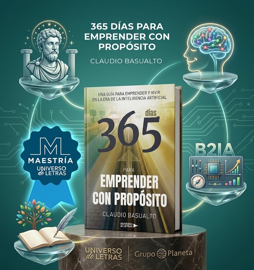 certifacion maestria libro 365 dias emprender con proposito de claudio basualto